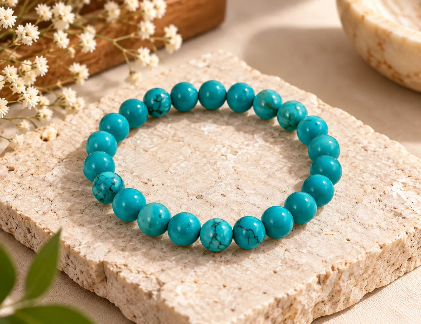 Turquoise Bracelet for Calm, Balance & Inner Harmony