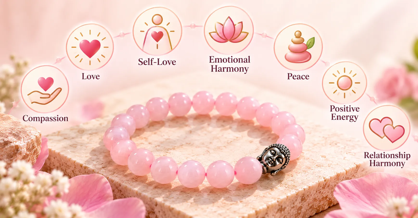 Energized bracelet on wooden surface