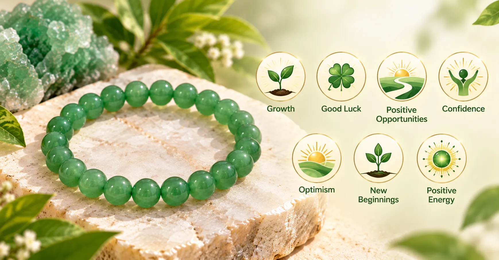Energized bracelet on wooden surface