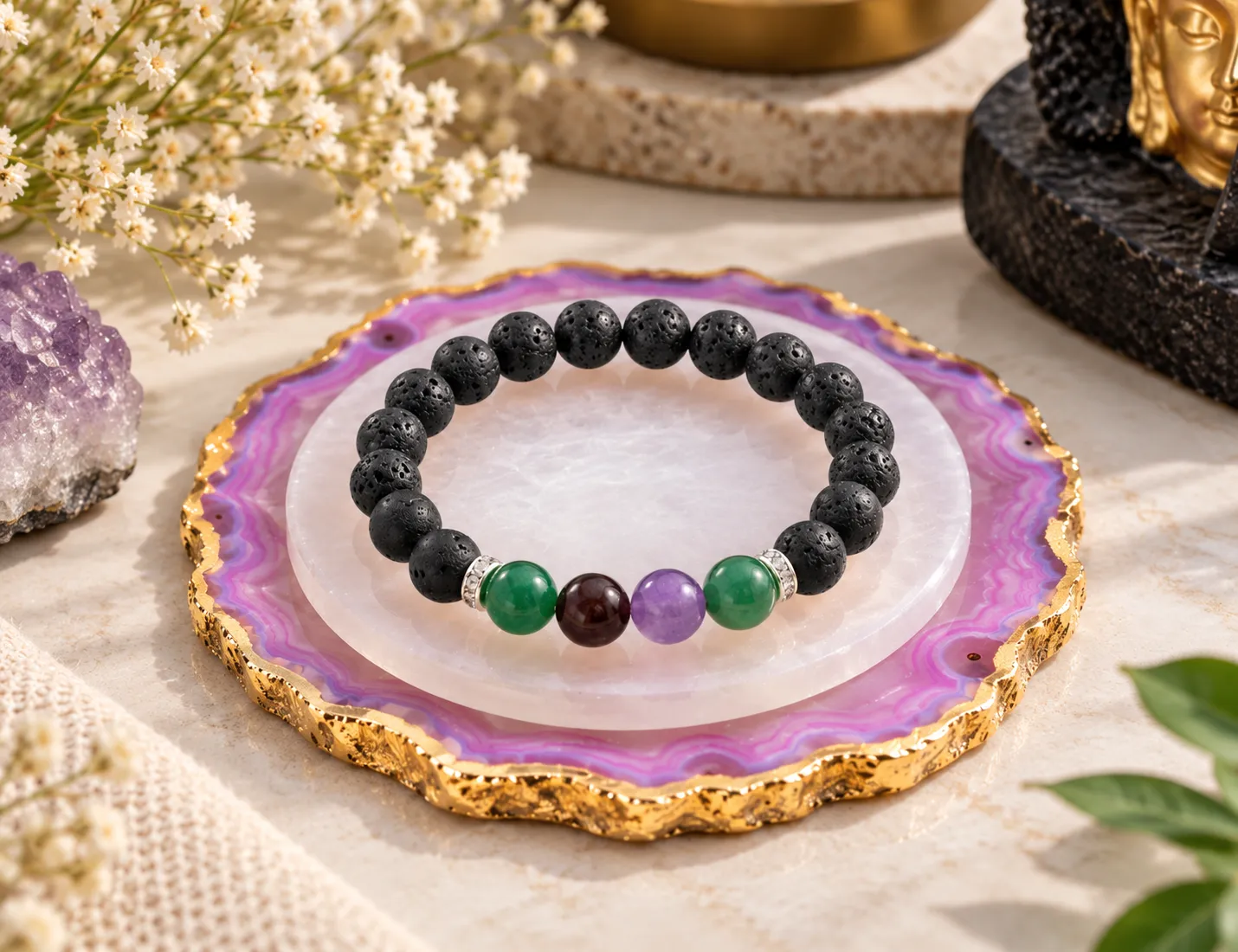Blood Pressure Bracelet for Calm, Balance & Positive Energy