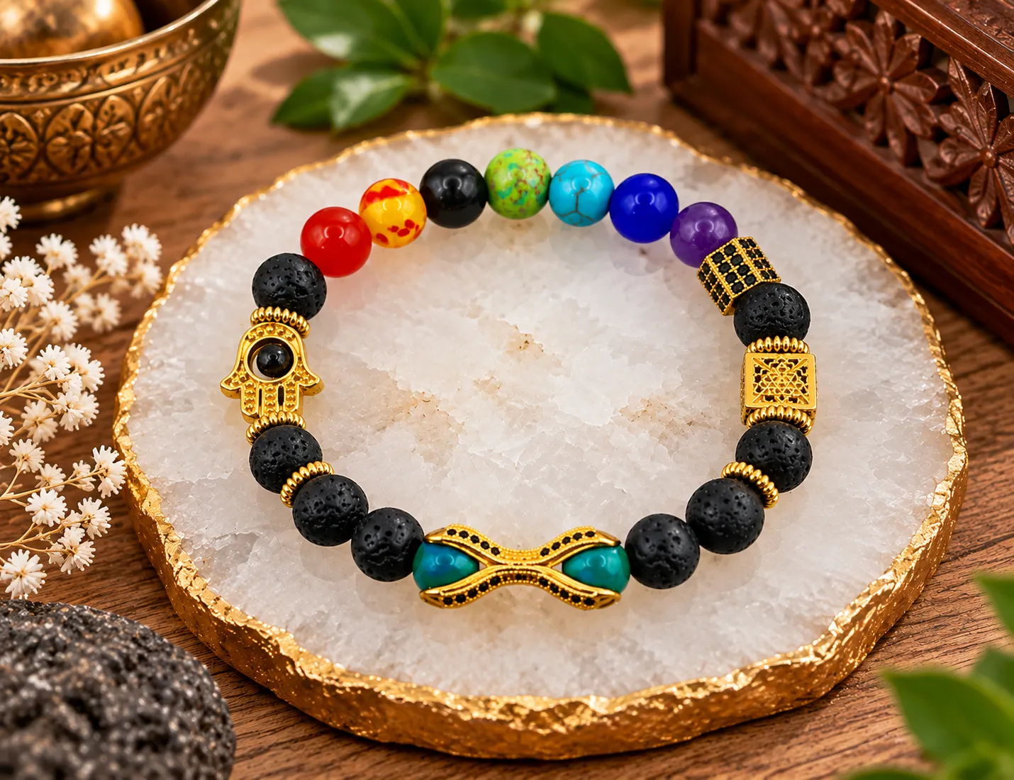 Shree Yantra Bracelet for Harmony, Prosperity & Positive
